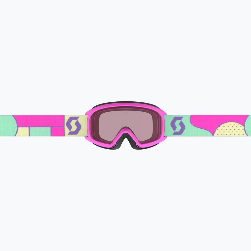 Maschera da sci per bambini SCOTT Witty SGL neon pink/enhancer 2