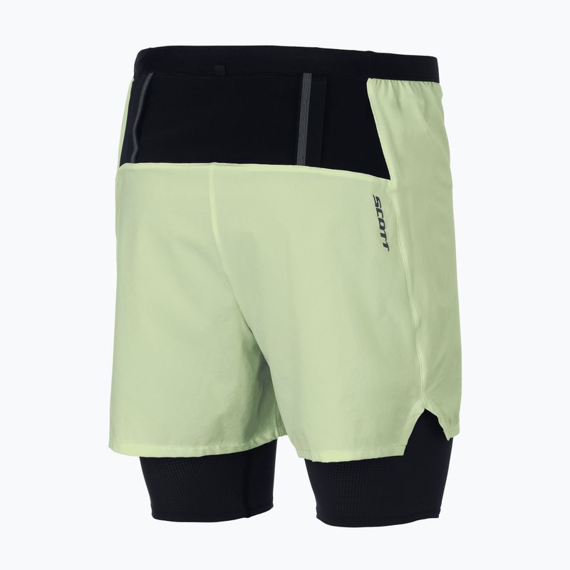 Pantaloncini da corsa da uomo SCOTT Hybrid Endurance Tech acid yellow/black 2