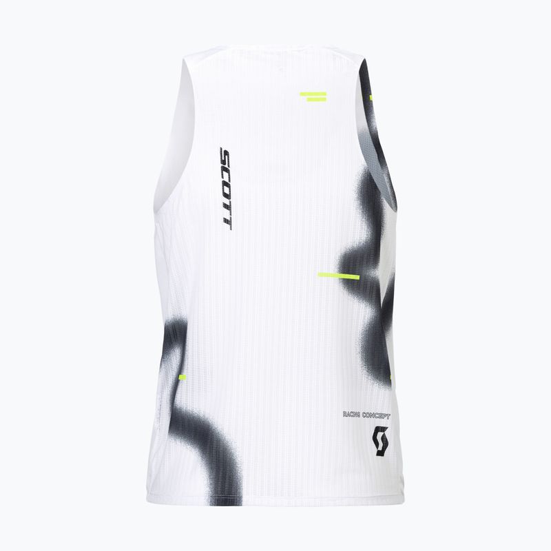 Maglia da corsa da uomo SCOTT RC Run Tank white/black 2