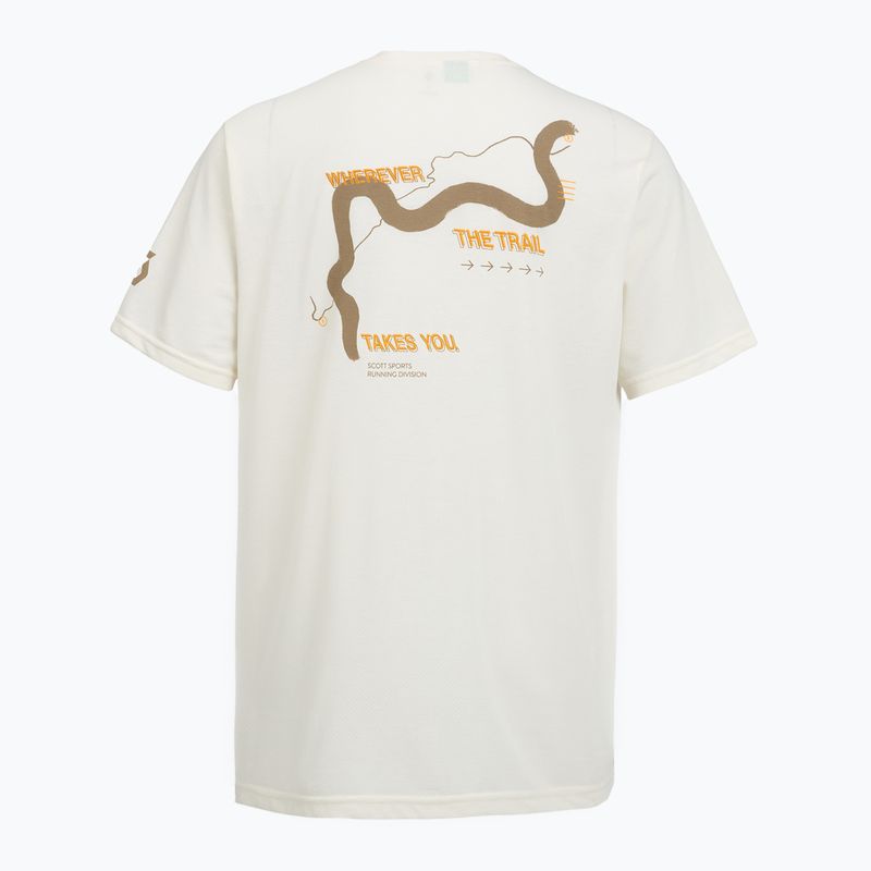Maglia da corsa da uomo SCOTT Endurance DRI Tee white/toast beige 2