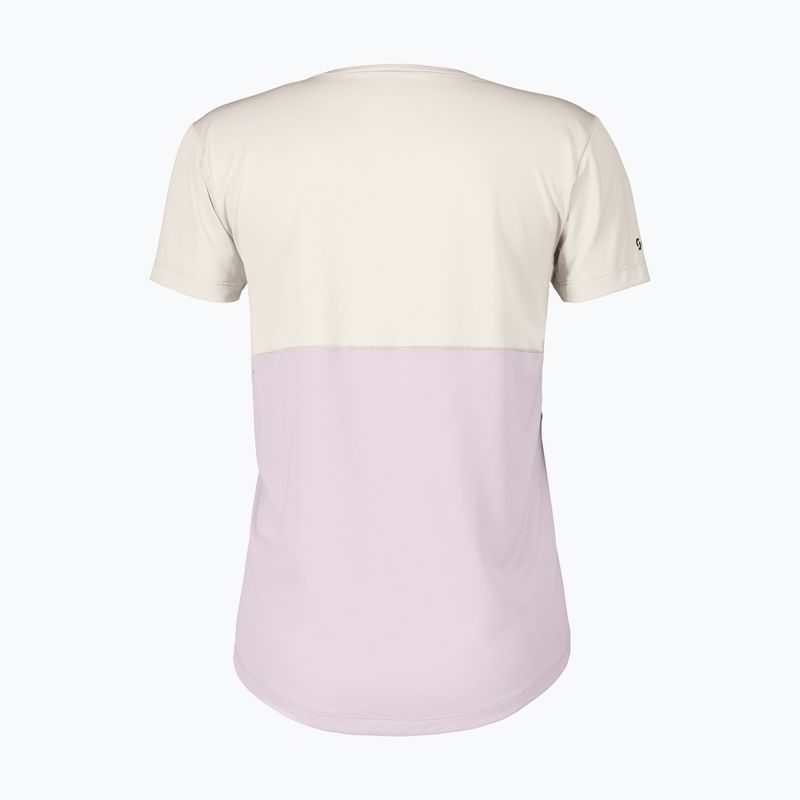 Maglia da running da donna SCOTT Endurance Tech cotton white/bliss pink 2