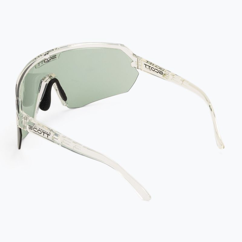 Occhiali da sole SCOTT Sport Shield Translucent/Amp Green 2