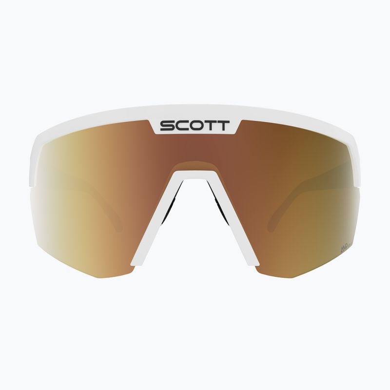 Occhiali da sole SCOTT Sport Shield LS white matt/amp ls gold chrome 2