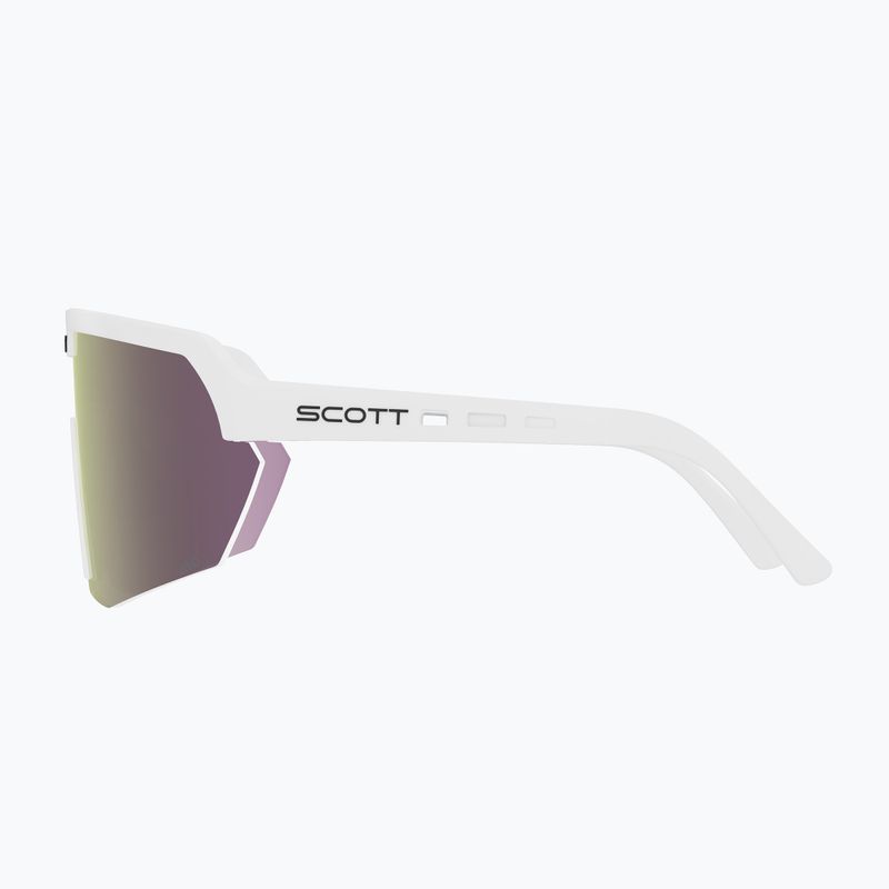 Occhiali da sole SCOTT Sport Shield white matt/amp lavender chrome 3