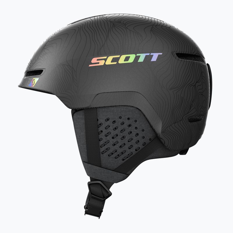 Casco da sci SCOTT Track granite black/holo silver 2