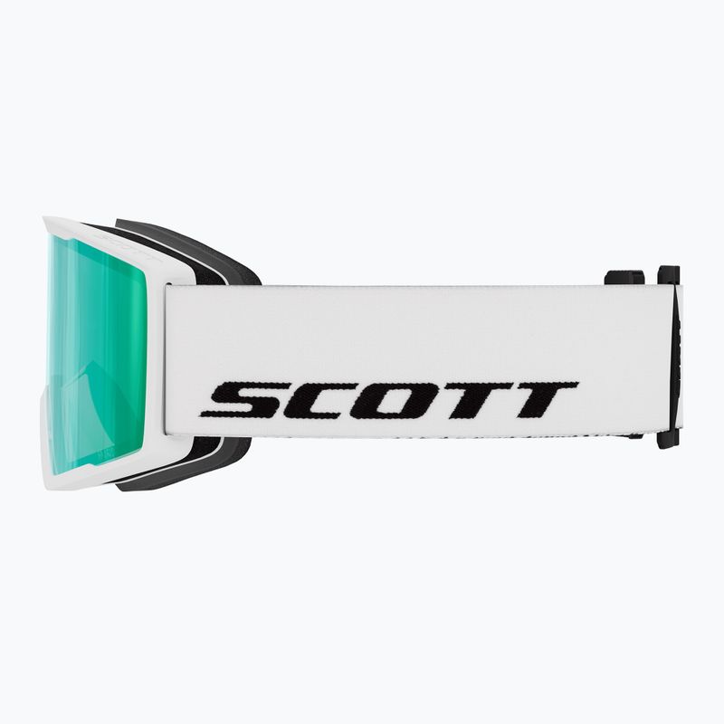 Maschera da sci SCOTT Trace Pro white/green chrome 2
