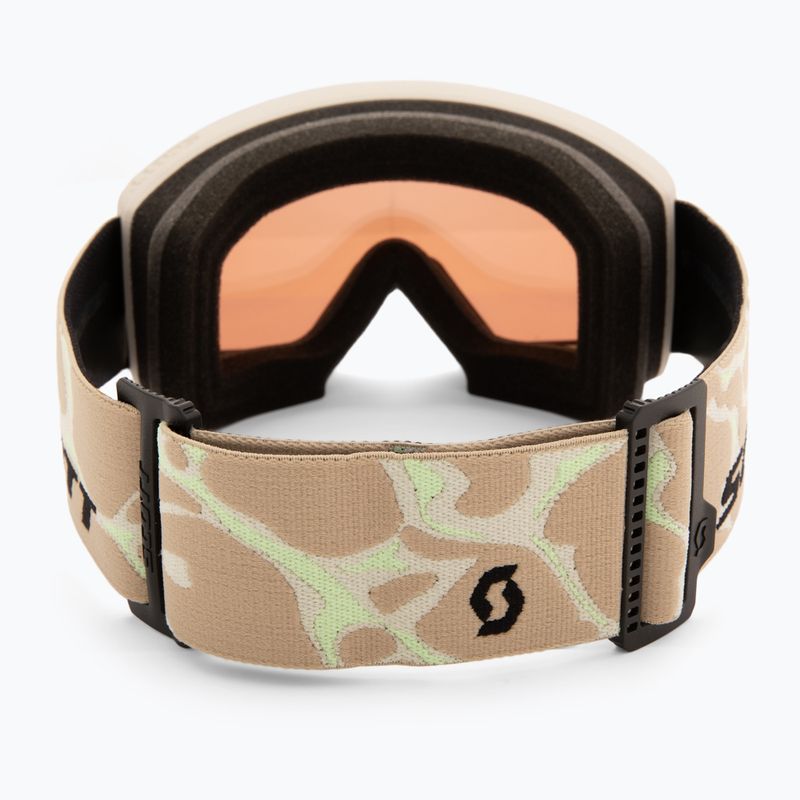 Maschera da sci SCOTT Trace Pro mojave beige/silver chrome 3