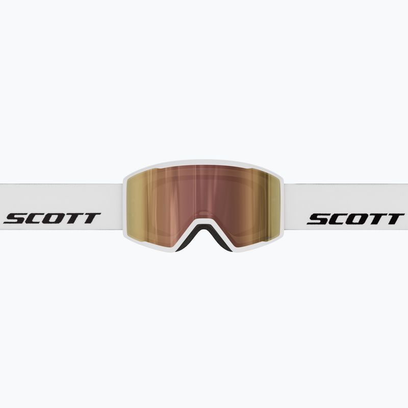 Maschera da sci SCOTT Trace Pro Light Sensitive white/amp ls cinnamon chrome 2