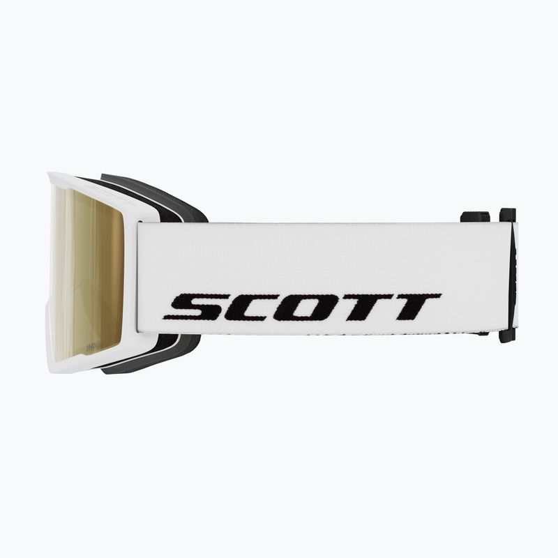 Maschera da sci SCOTT Trace Pro Light Sensitive white/amp ls cinnamon chrome 4