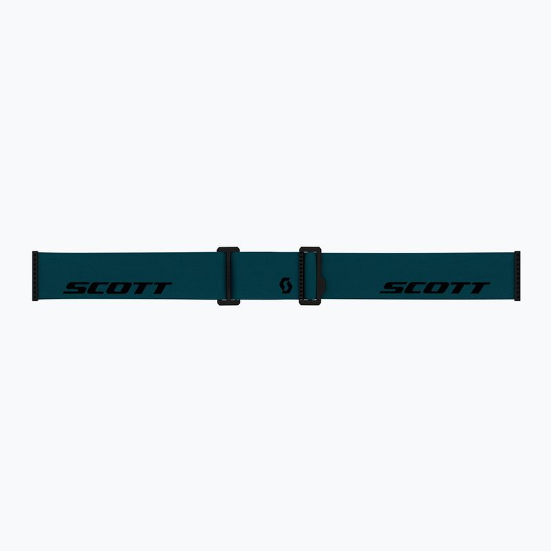 Maschera da sci SCOTT Trace Pro Light Sensitive petrol green/amp ls cinnamon chrome 4