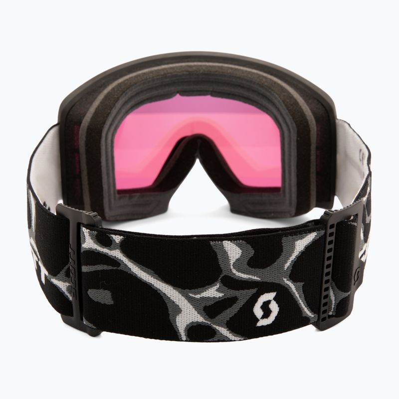 Maschera da sci Scott Neo Light Sensitive S2-4 granite black/white/amp ls blue chrome 3