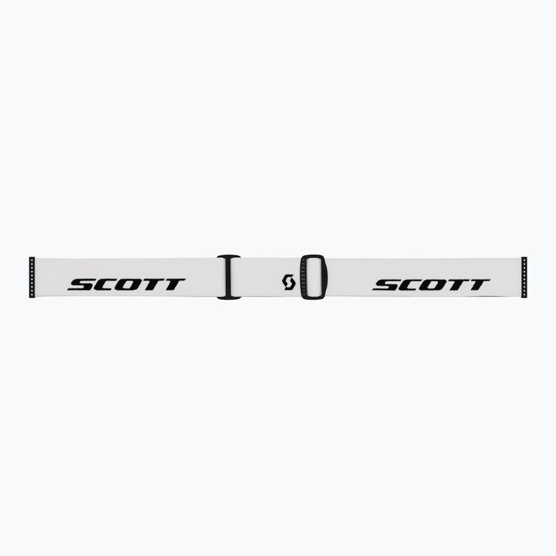 Maschera da sci SCOTT Trace Pro Compact white/green chrome 4
