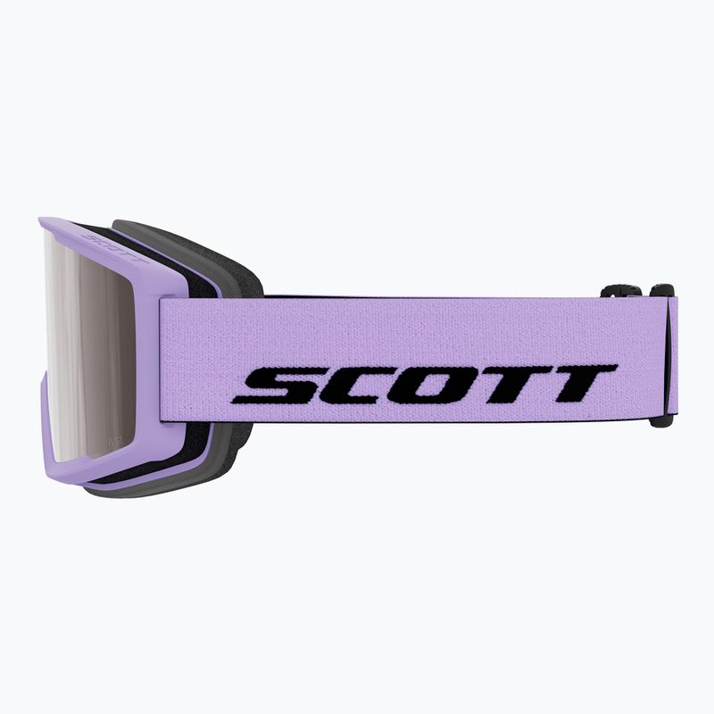 Maschera da sci SCOTT Trace Pro Compact sherbet purple/black silver chrome 3