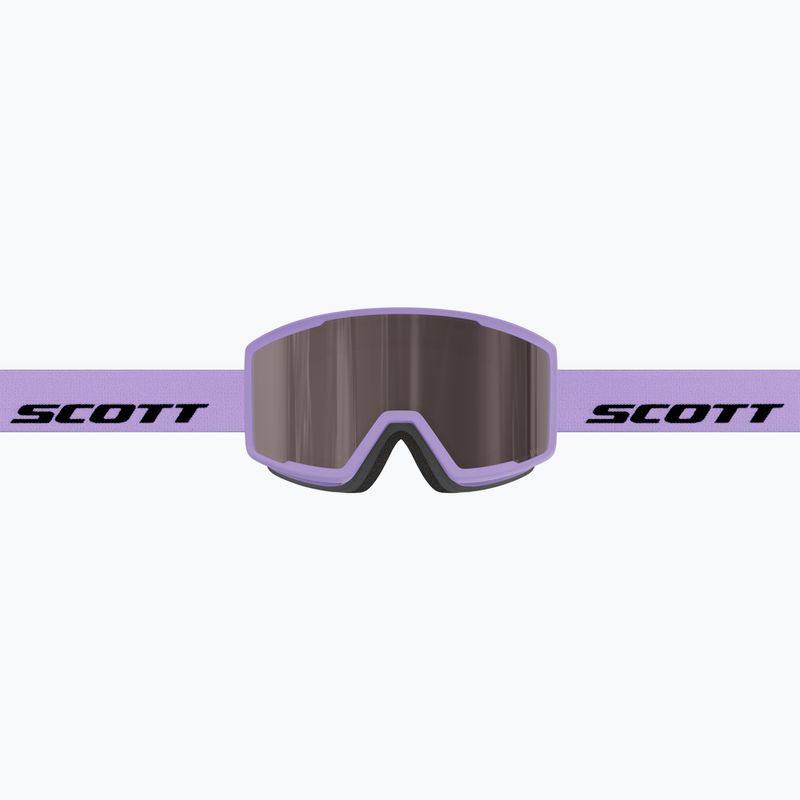 Maschera da sci SCOTT Trace Pro Compact sherbet purple/black silver chrome 4