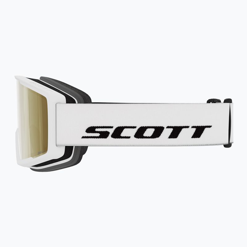 Maschera da sci SCOTT Trace Pro Compact S1-3 white/amp ls cinnamon chrome 3
