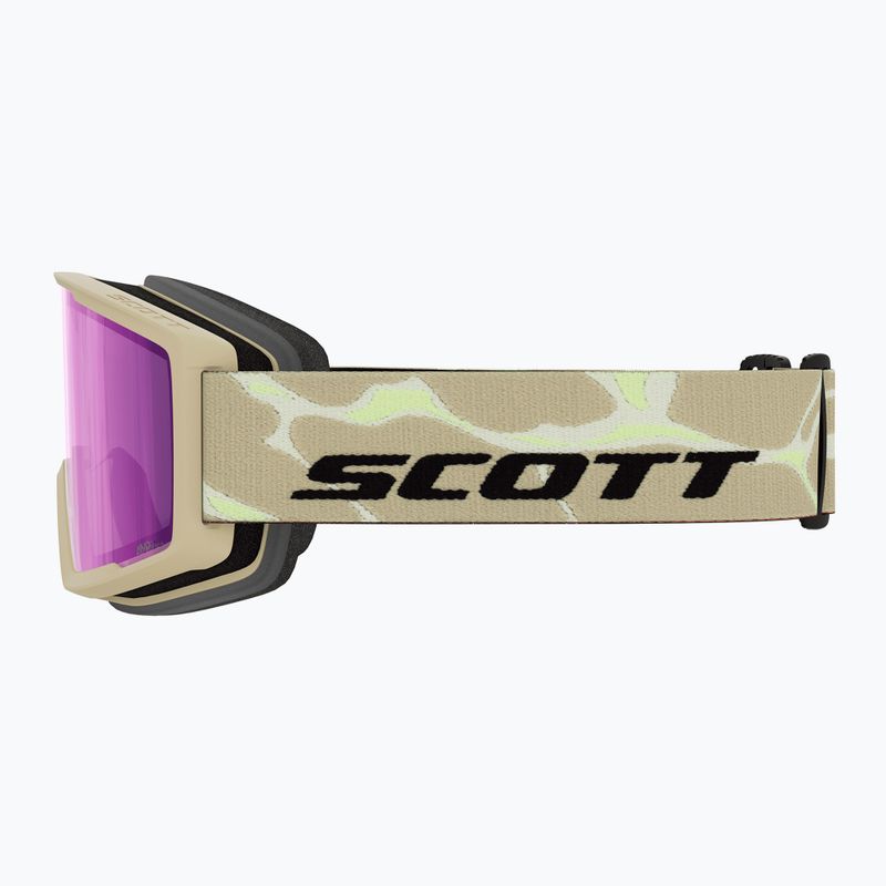 Maschera da sci SCOTT Trace Pro Comact Light Sensitive S2-4 mojave beige/amp ls blue chrome 3