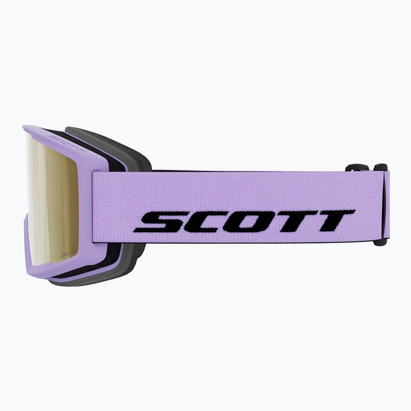 Maschera da sci SCOTT Trace Pro Compact Light Sensitive S1-3 sherbet purple/black/amp ls cinnamon chrome 3
