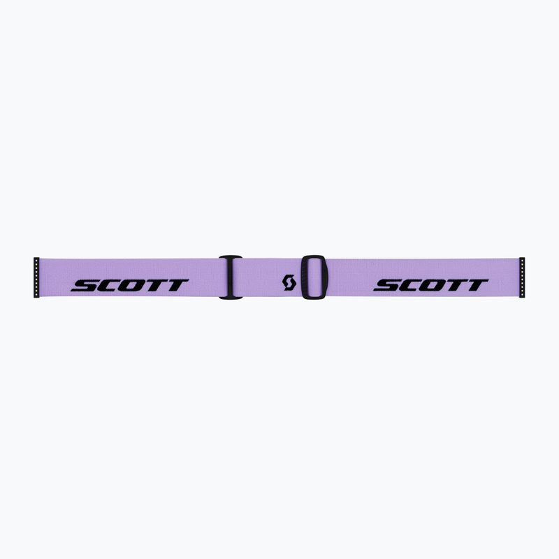 Maschera da sci SCOTT Trace Pro Compact Light Sensitive S1-3 sherbet purple/black/amp ls cinnamon chrome 5