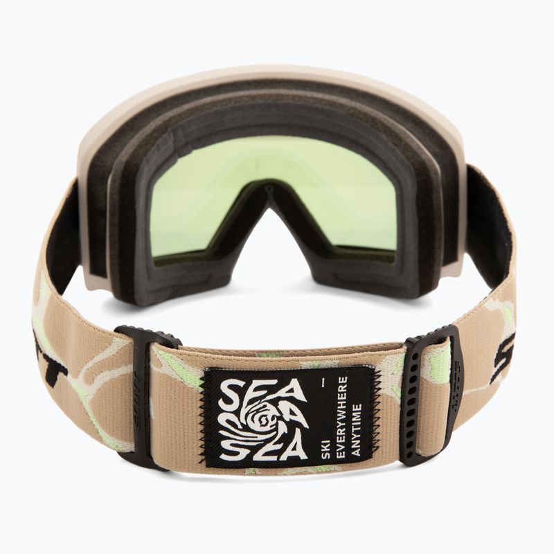 Maschera da sci Scott Neo Compact Light Sensitive S1-3 mojave beige/amp ls cinnamon chrome 3