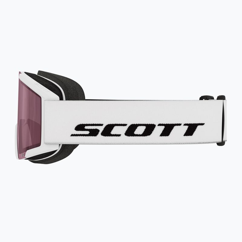 Maschera da sci per bambini SCOTT Shield white/rose 3