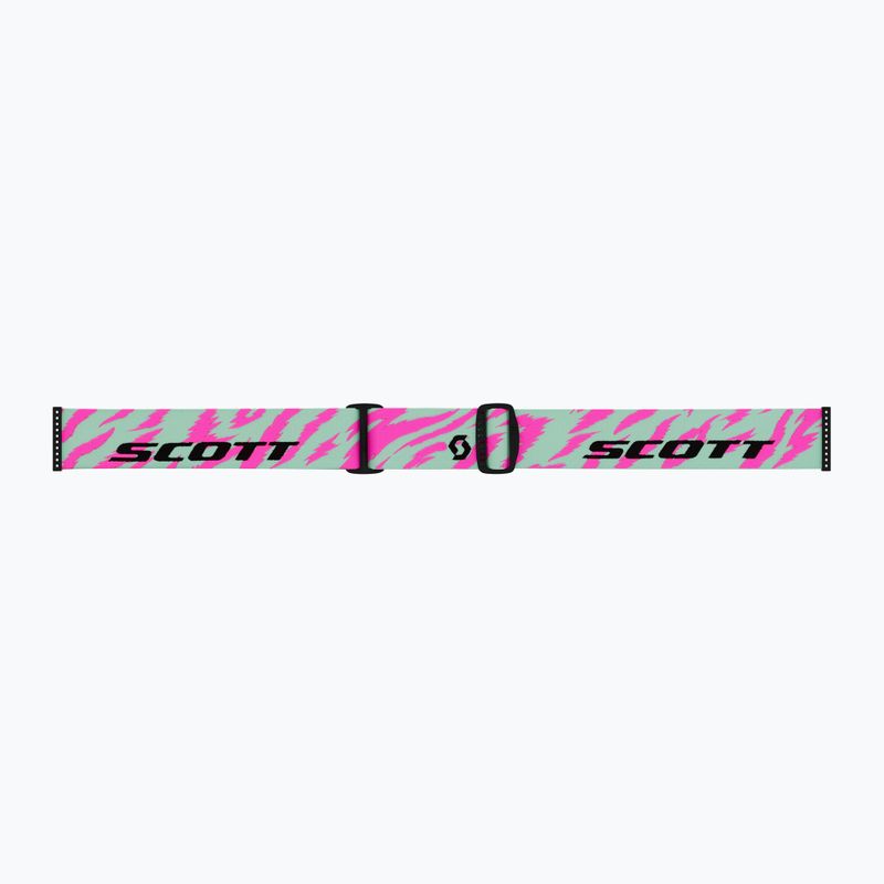 Maschera da sci per bambini SCOTT Shield neon pink/mint green/rose 5