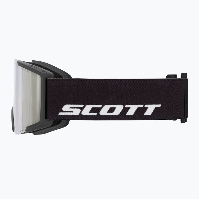 Maschera da sci SCOTT Shield black/amp white chrome 2