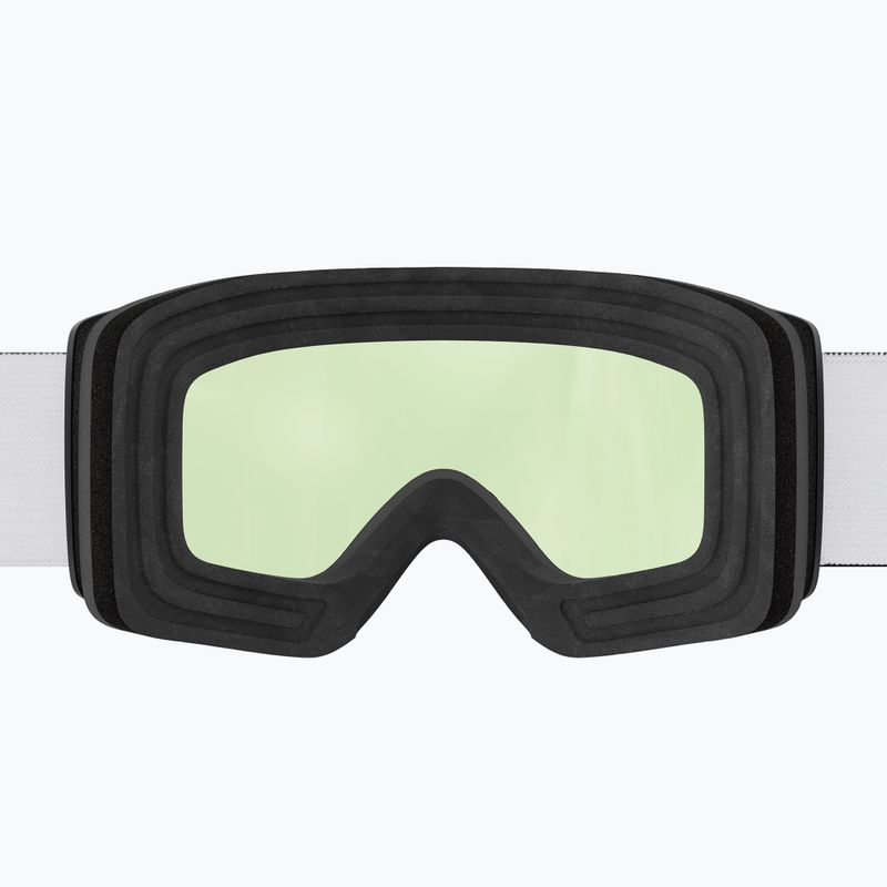 Maschera da sci SCOTT Shield black/amp white chrome 3