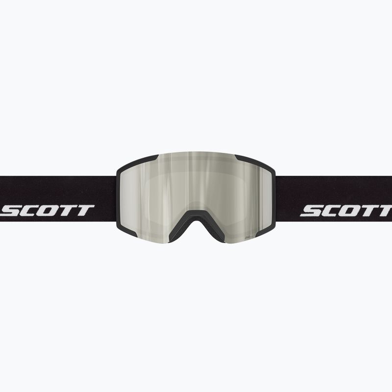 Maschera da sci SCOTT Shield black/amp white chrome 4