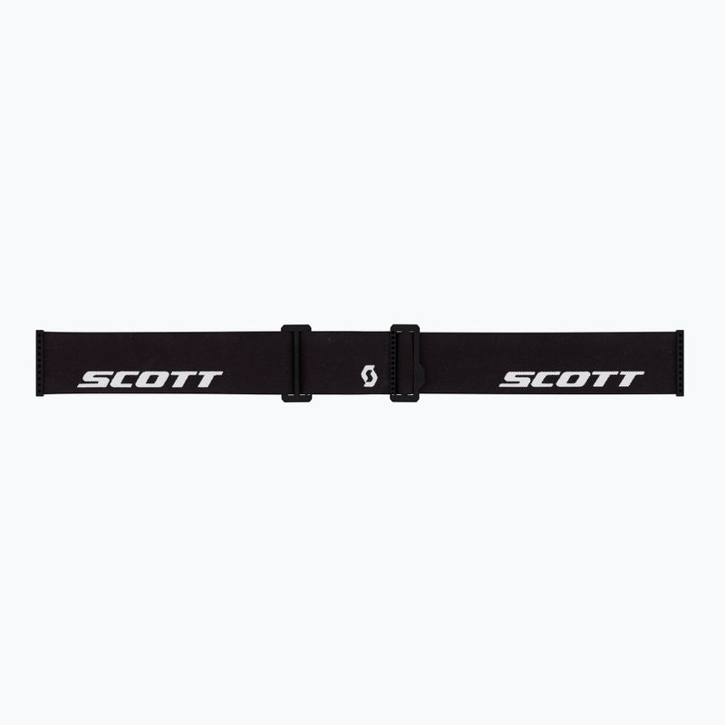 Maschera da sci SCOTT Shield black/amp white chrome 5