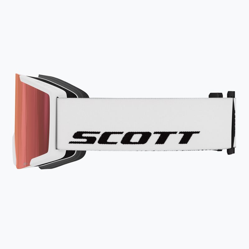 Maschera da sci SCOTT Shield white/amp red chrome 2