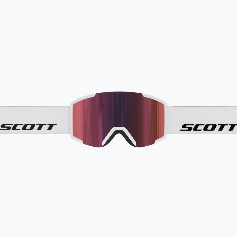 Maschera da sci SCOTT Shield white/amp red chrome 4