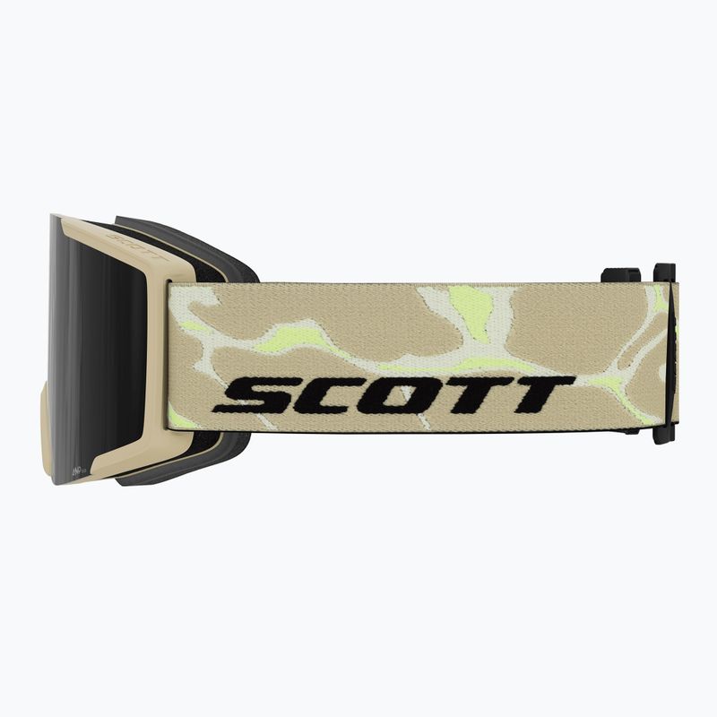 Maschera da sci SCOTT Shield mojave beige/amp black chrome 2