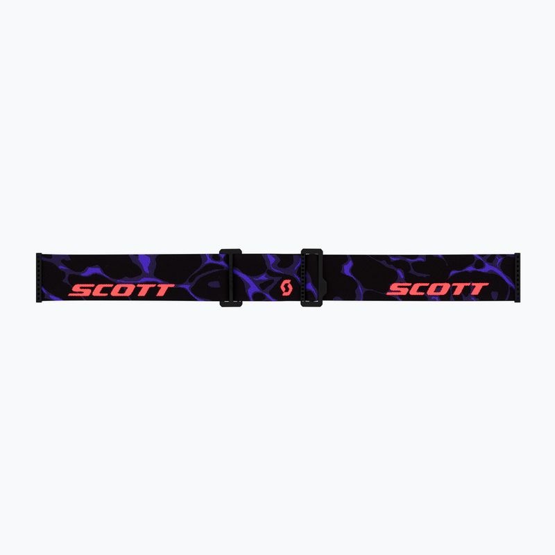 Maschera da sci SCOTT Shield LS black/purple/cinnamon chrome 5