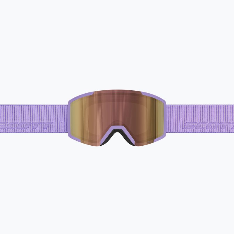 Maschera da sci SCOTT Shield LS sherbet purple/amp ls cinnamon chrome 4