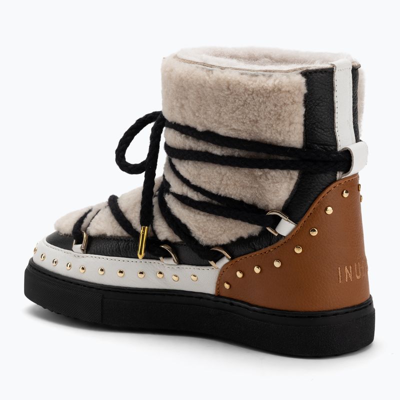 Stivali da neve donna INUIKII Curly Rock crema 3