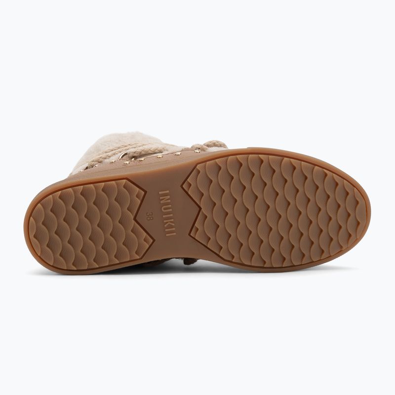 INUIKII stivali da neve da donna Curly Rock beige 4