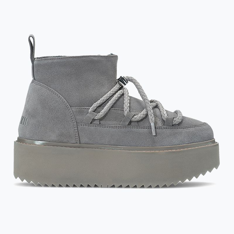 Stivali da neve donna INUIKII Classic Low Platform grigio 2