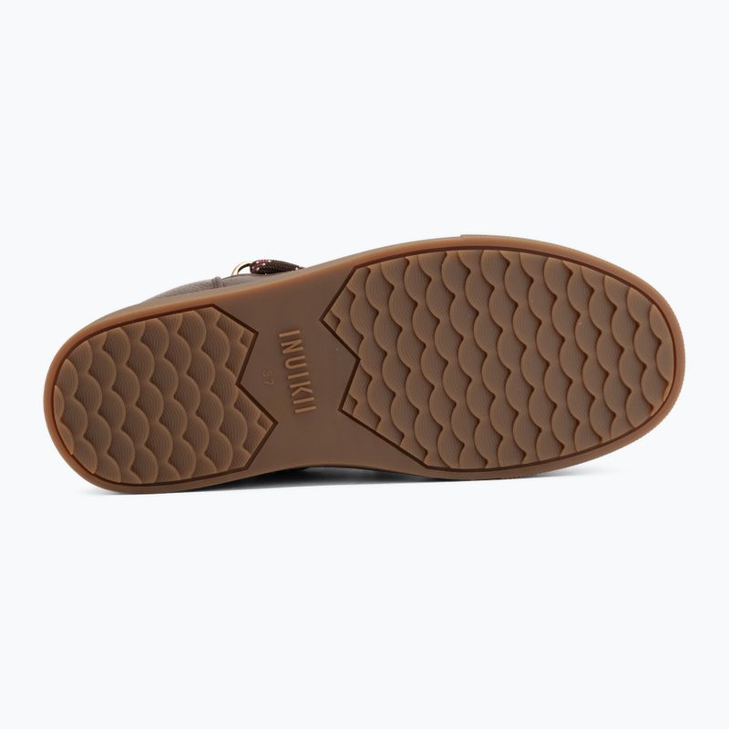 Doposci da donna INUIKII Full Leather Gloss brown 4