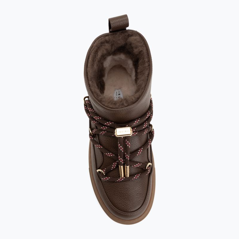 Doposci da donna INUIKII Full Leather Gloss brown 5