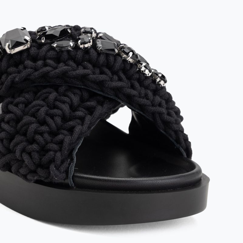 Ciabatte da donna INUIKII Woven Stones black 7