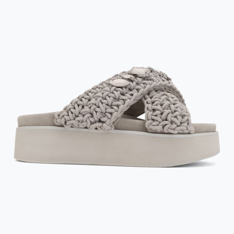 Ciabatte da donna INUIKII Woven Stones Platform stone grey 2