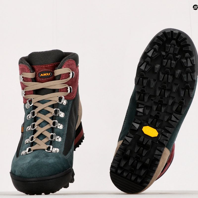 Stivali da trekking da donna AKU Ultra Light Original GTX antracite/verde 11