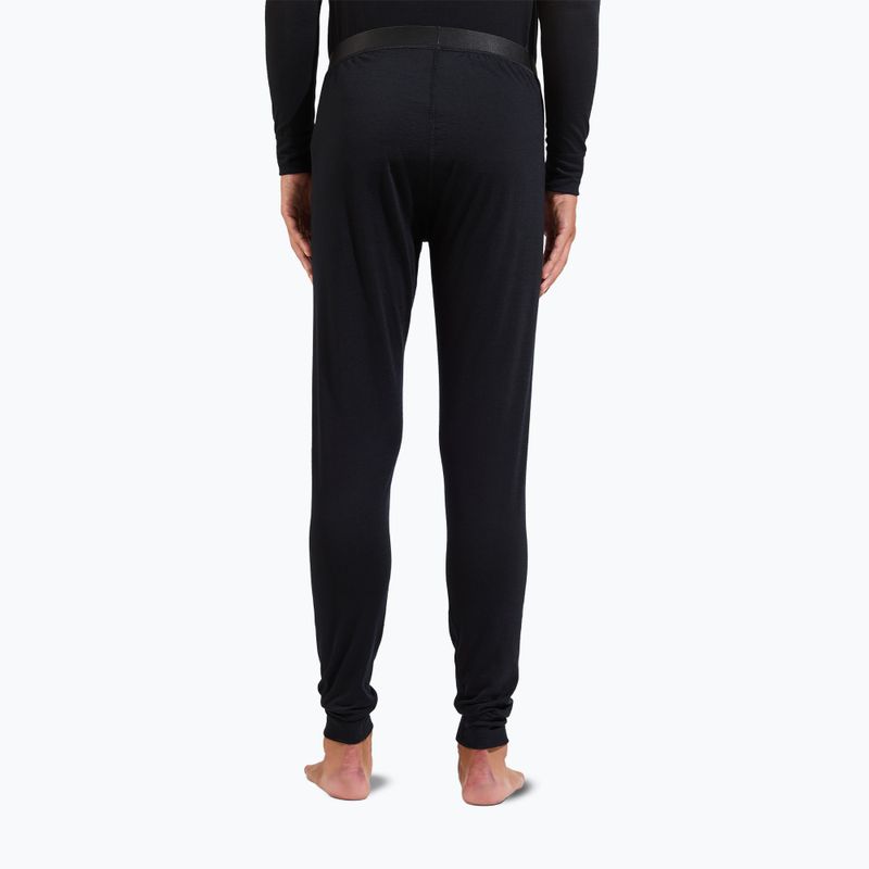 Pantaloni termici da uomo ODLO Merino 200 Bl Bottom black 3