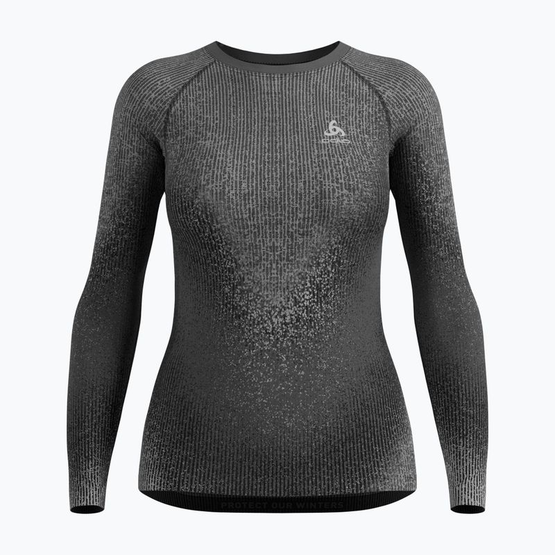 Maglia termica donna a manica lunga Odlo Performance Warm Blackcomb Bl Top Crew Neck black