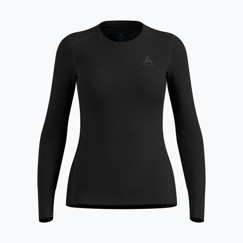 Felpa termica donna ODLO Merino 200 Bl Top Crew Neck black 5
