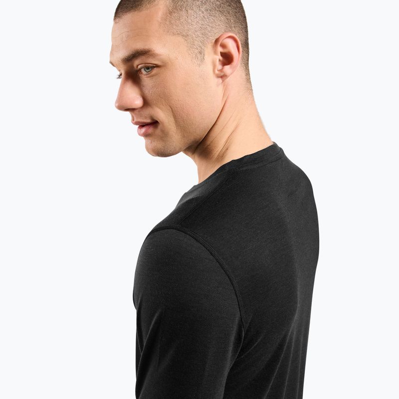 Felpa termica uomo ODLO Merino 200 Bl Top Crew Neck black 5