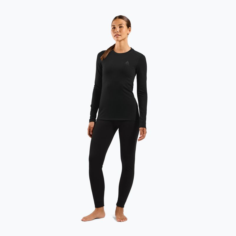 Maglia termica da donna ODLO Merino 160 Bl Top Crew Neck black 2