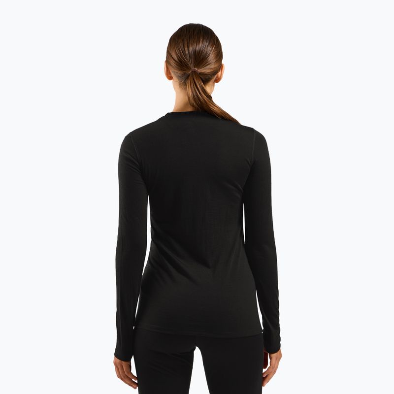 Maglia termica da donna ODLO Merino 160 Bl Top Crew Neck black 3