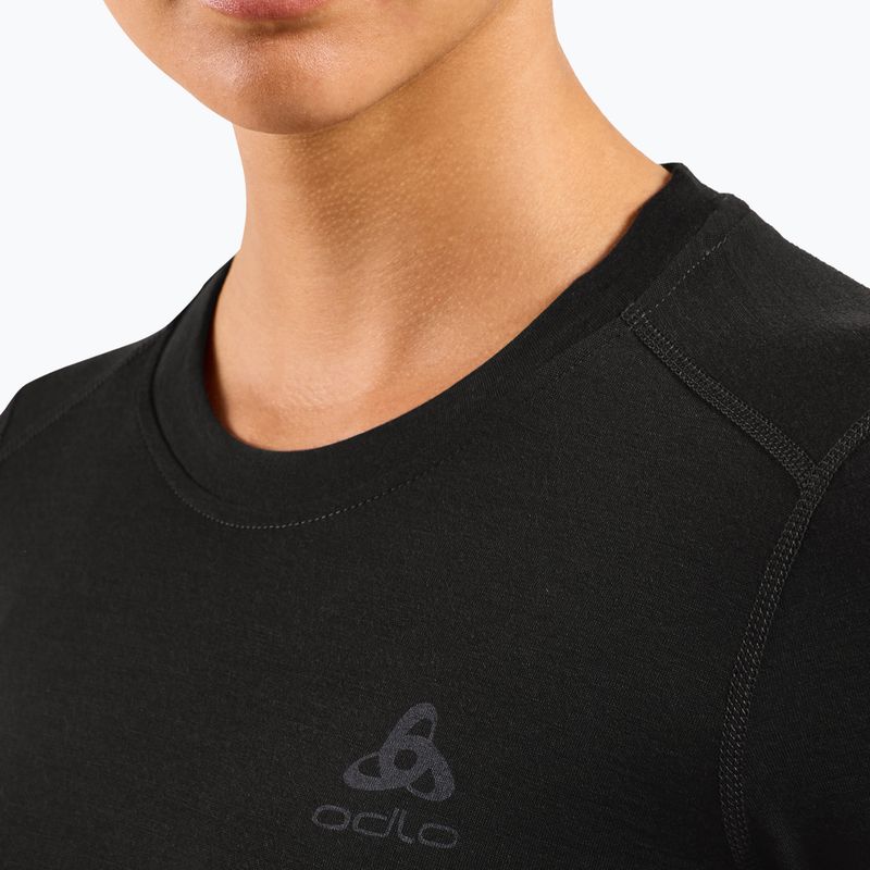 Maglia termica da donna ODLO Merino 160 Bl Top Crew Neck black 4