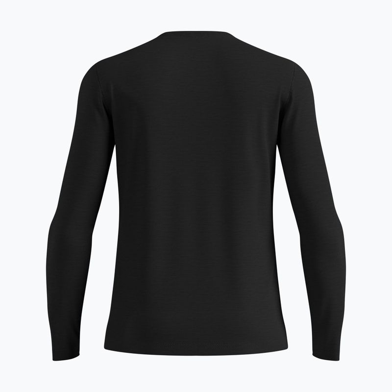 Maglia termica a maniche lunghe da uomo ODLO Merino 160 Bl Top Crew Neck black 5
